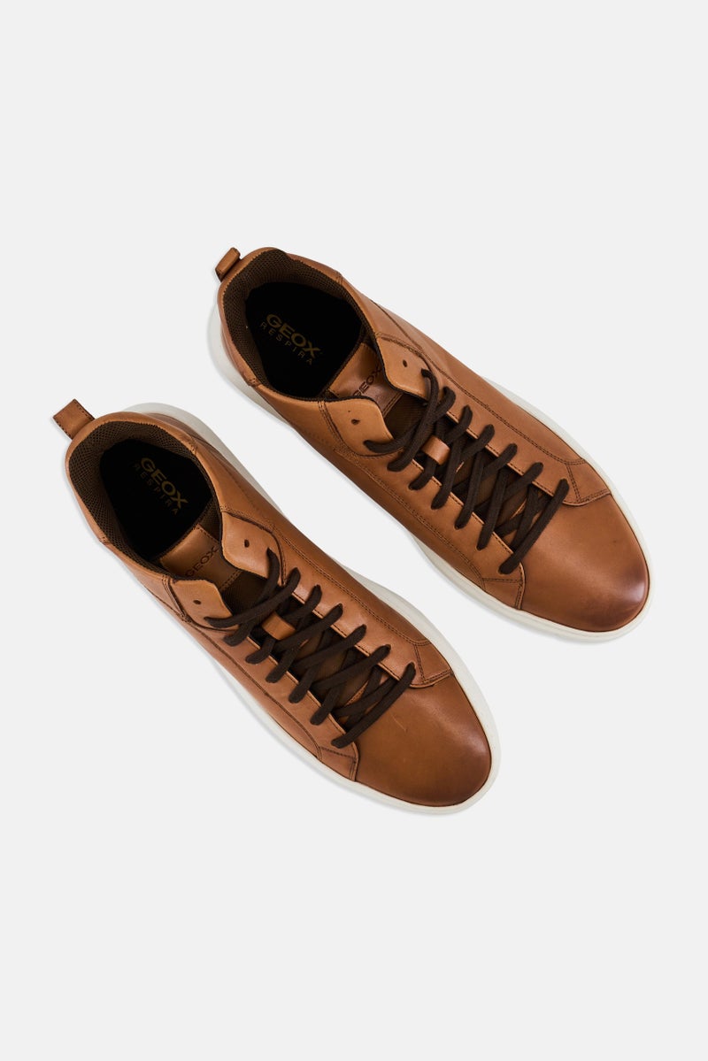GEOX Men U Deiven  Lace Up Casual Shoes, Brown  - Image 4