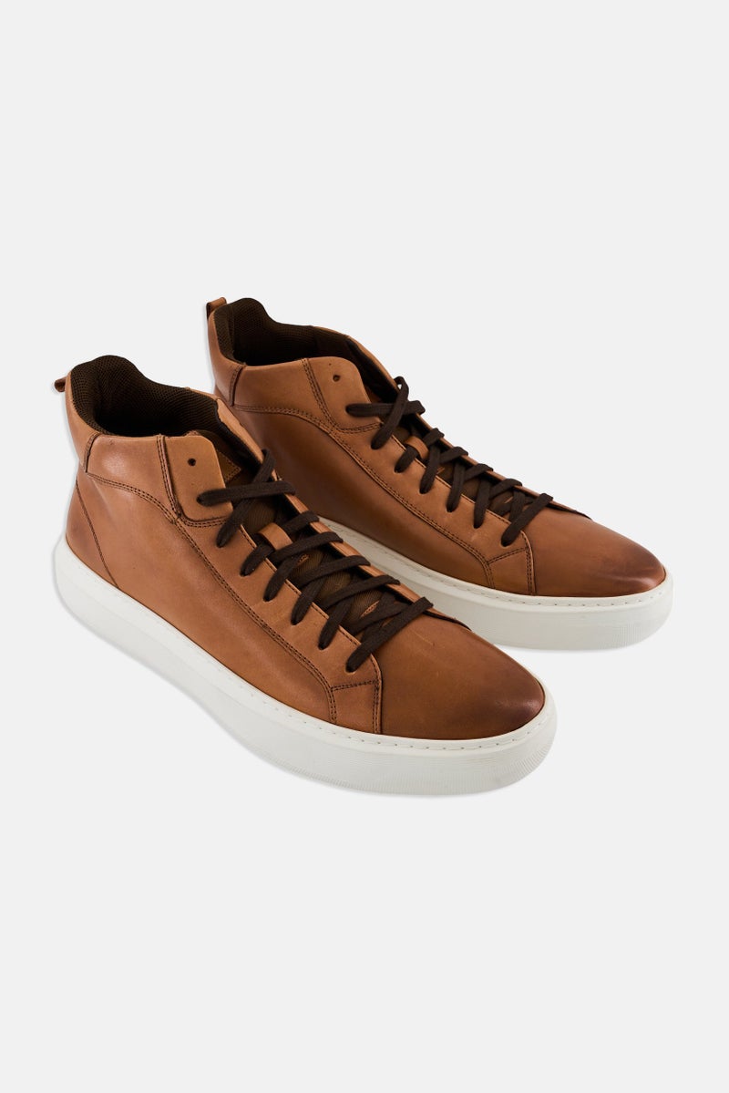 GEOX Men U Deiven  Lace Up Casual Shoes, Brown  - Image 1