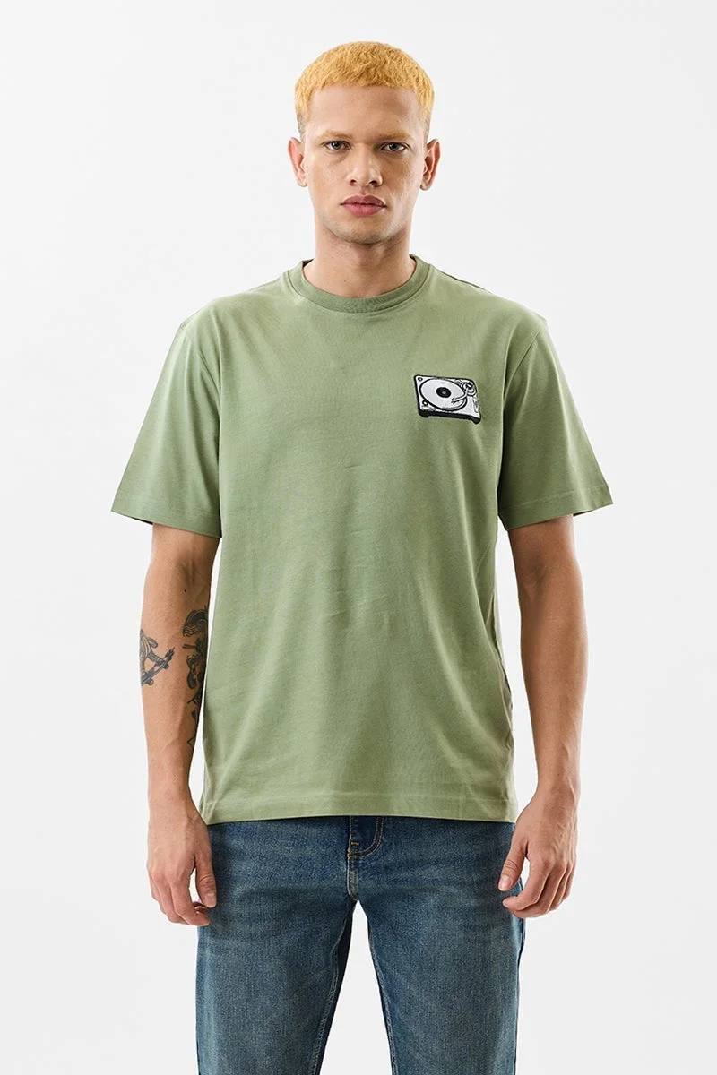 سنيتش تيشيرت قطن % بقصة عادية