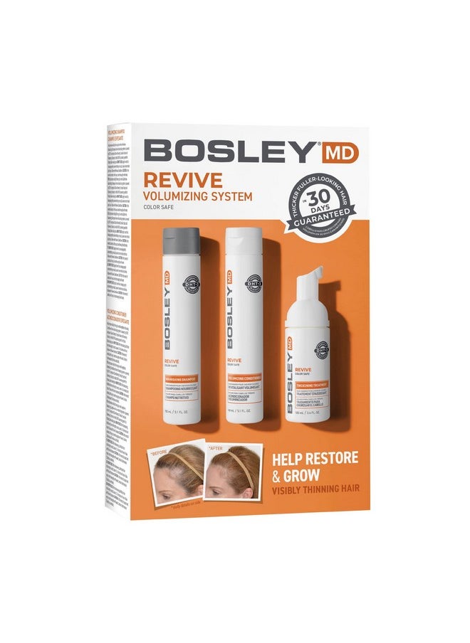 BOSLEYMD Bosrevive Kit For Visible Hair Thinning (Color Safe) Starter Size (30 Days)  - Image 1