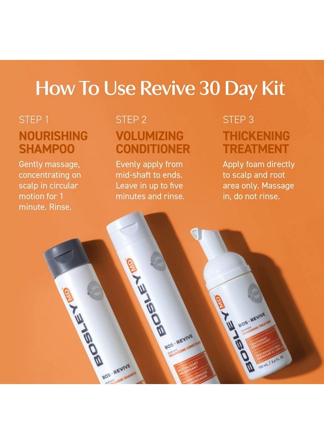 BOSLEYMD Bosrevive Kit For Visible Hair Thinning (Color Safe) Starter Size (30 Days)  - Image 5
