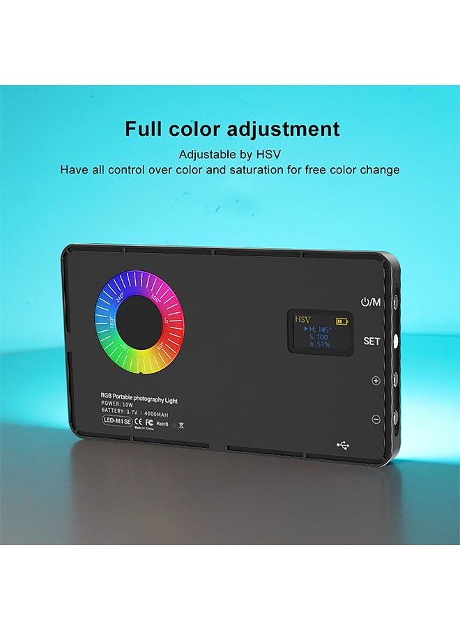 Mi VAZA - RGB Video Light -  Portable LED Camera Light Panel - 360° Full Color - Fast Charging - 4000 mAh Battery - 24 Lighting Effects - Photography Fill Light - Portable LED Camera Light - Image 1