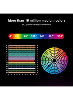Mi VAZA RGB Video Light -  Portable LED Camera Light Panel - 360° Full Color - Fast Charging - 4000 mAh Battery - 24 Lighting Effects - Photography Fill Light - Portable LED Camera Light  - Image 5