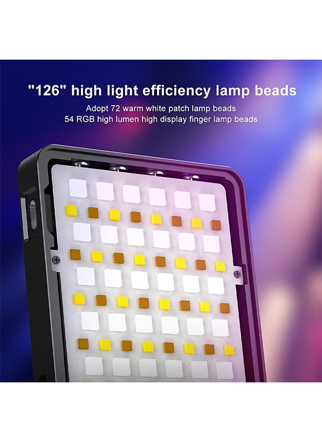 Mi VAZA - RGB Video Light -  Portable LED Camera Light Panel - 360° Full Color - Fast Charging - 4000 mAh Battery - 24 Lighting Effects - Photography Fill Light - Portable LED Camera Light - Image 1
