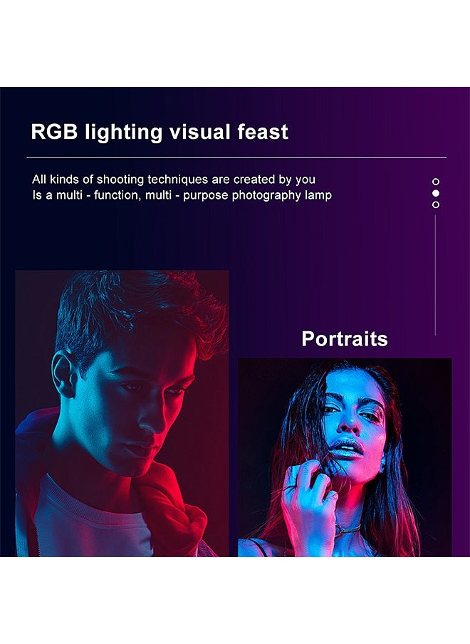 Mi VAZA - RGB Video Light -  Portable LED Camera Light Panel - 360° Full Color - Fast Charging - 4000 mAh Battery - 24 Lighting Effects - Photography Fill Light - Portable LED Camera Light - Image 1