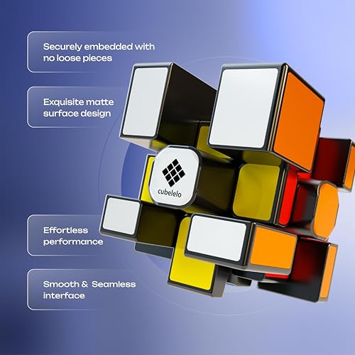 Cubelelo Drift 3x3 Mirror Color (Tiled) Speedcube | New Colored Version Looks Fantastic with Buttery Smooth Turns | Ideal for Kids Above 5 Years Old | Unique Shape-Shifting Design for Puzzle Toy - Image 3