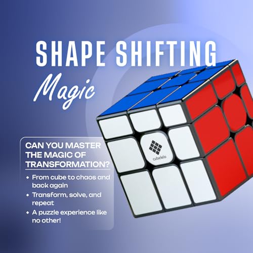 Cubelelo Drift 3x3 Mirror Color (Tiled) Speedcube | New Colored Version Looks Fantastic with Buttery Smooth Turns | Ideal for Kids Above 5 Years Old | Unique Shape-Shifting Design for Puzzle Toy - Image 5