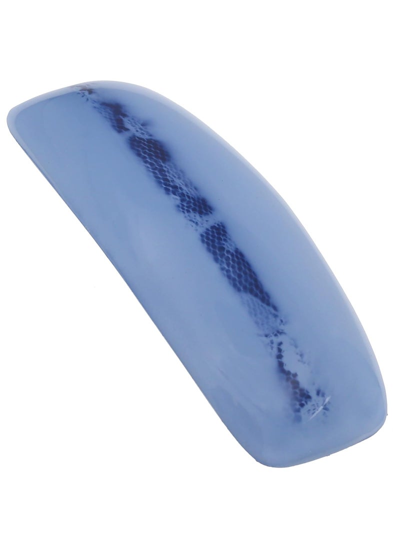 CAMILA - Camila Paris CP3441 French Hair Barrette Clip for Girls, Rubberized Automatic Clasp Strong Hold Grip Hair Clips for Women, No Slip and Durable Styling Girls Hair Accessories, Made in France (Blue) - Image 1