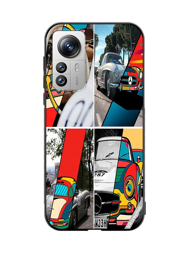 VR CREATIVE Protective Case Cover For Xiaomi 12X Mercedes-Benz Design Multicolour - Image 1