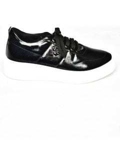 Fox Shoes S274048308 Black Patent Leather Sneakers  - Image 5
