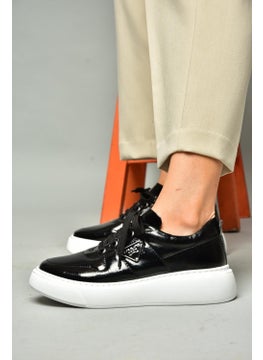 Fox Shoes S274048308 Black Patent Leather Sneakers  - Image 4