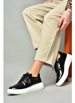 Fox Shoes S274048308 Black Patent Leather Sneakers  - Image 3