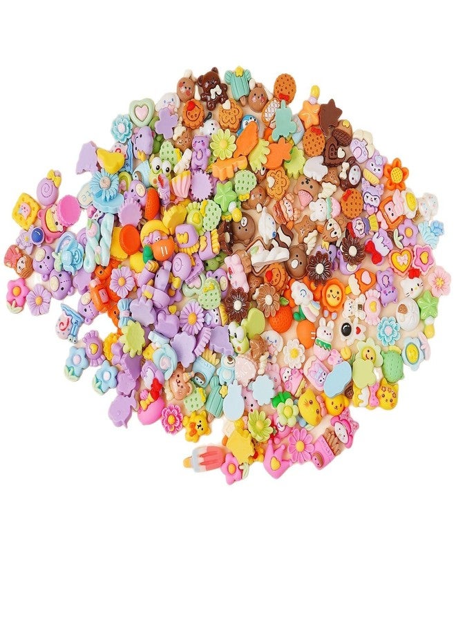 Firstly Traders 80pcs Slime Charms Fruit Planar Resin Flatback Ice Cream Cookies Fruits Resin Cabochons Slime Beads Making Supplies for DIY Craft Making and Ornament Scrapbooking - Image 1