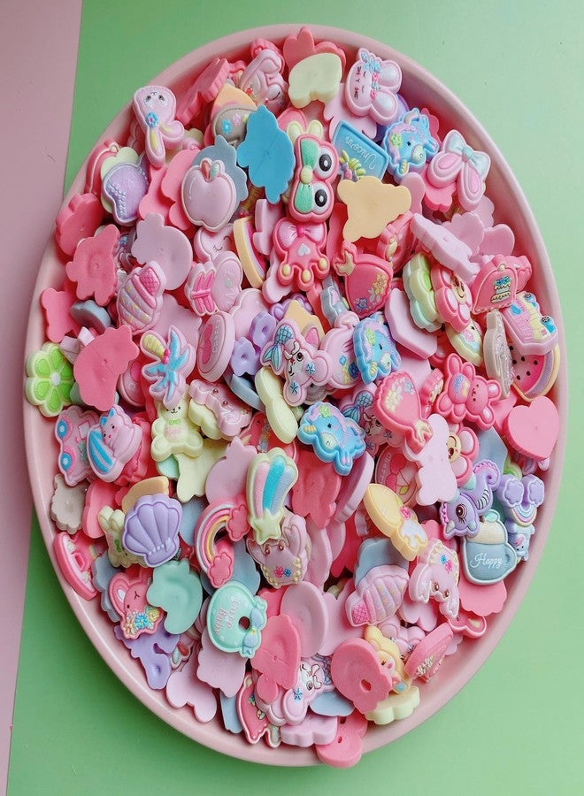 Firstly Traders 80pcs Slime Charms Fruit Planar Resin Flatback Ice Cream Cookies Fruits Resin Cabochons Slime Beads Making Supplies for DIY Craft Making and Ornament Scrapbooking - Image 5