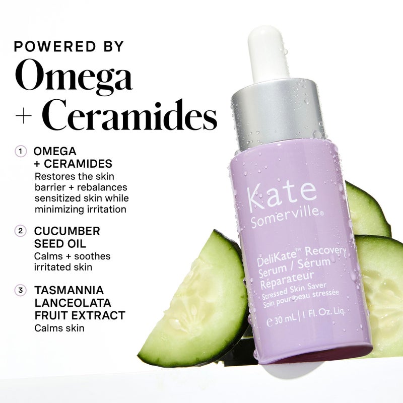 Kate Somerville DeliKate Recovery Serum â€“ Clinically Formulated Hydrating Treatment, Irritation and Redness Relief for Stressed or Sensitive Skin, 1 Fl Oz - Image 2