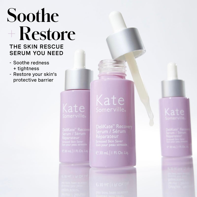 Kate Somerville DeliKate Recovery Serum â€“ Clinically Formulated Hydrating Treatment, Irritation and Redness Relief for Stressed or Sensitive Skin, 1 Fl Oz - Image 3
