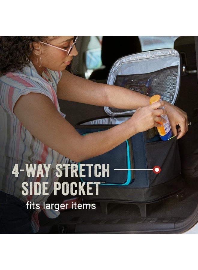 كولمان حقيبة تبريد ناعمة بسحاب إغلاق من Xpand 42 علبة مع مقبض علوي أزرق وأسود 27.94 × 32.76 × 35.05 سم 2155412 - Image 5