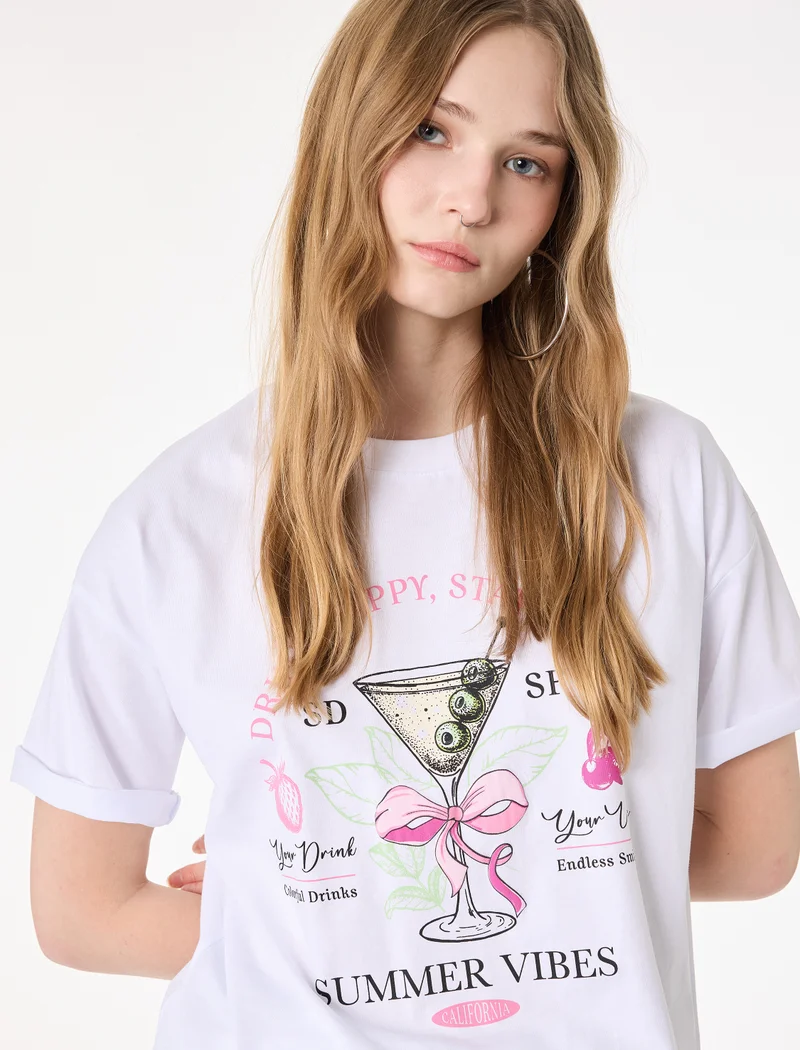 كوتون Printed T-Shirt