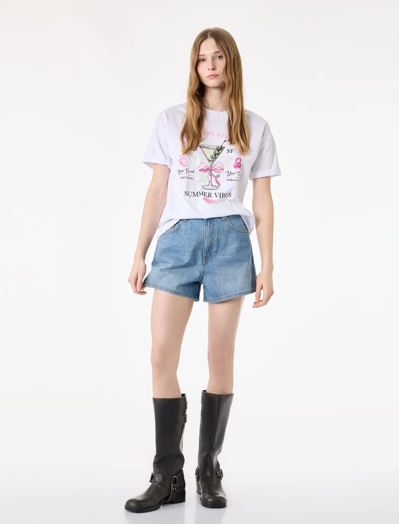 كوتون Printed T-Shirt