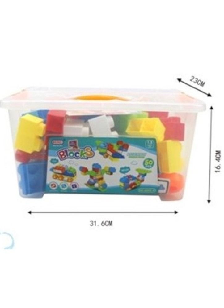 ACLIX Plastic Building Blocks 50PCS Child Building Toy Set  - Image 2
