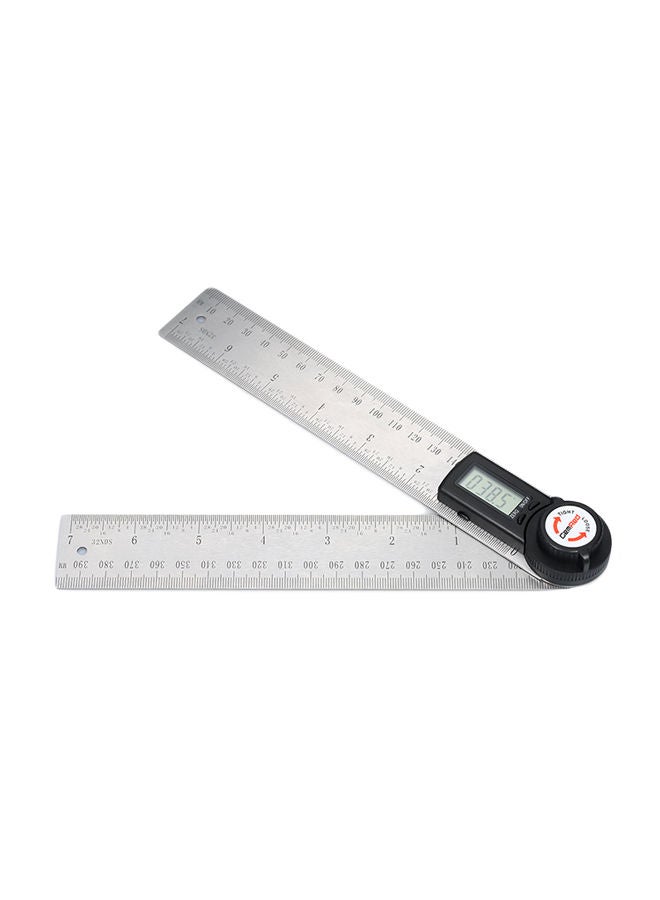 NIBEMINENT 2-In-1 Angle Gauge Goniometer With Digital Display Clinometer Silver  - Image 1