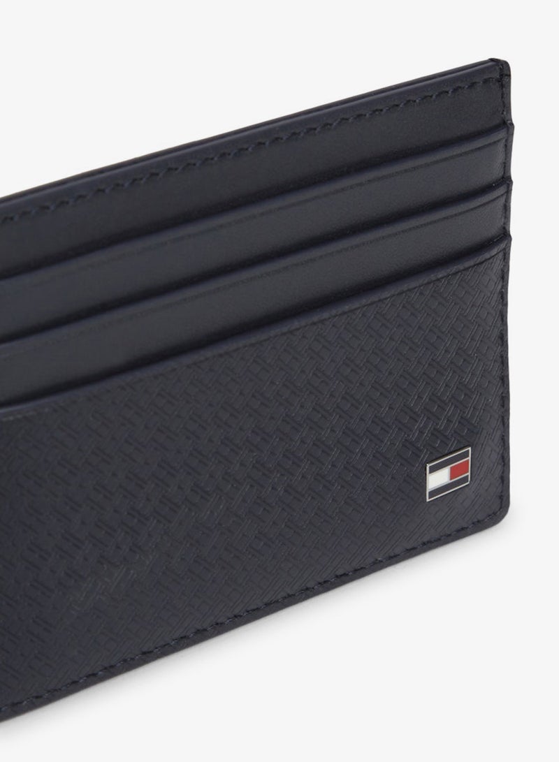 TOMMY HILFIGER Embossed Flag Leather Credit Card Holder - Image 4
