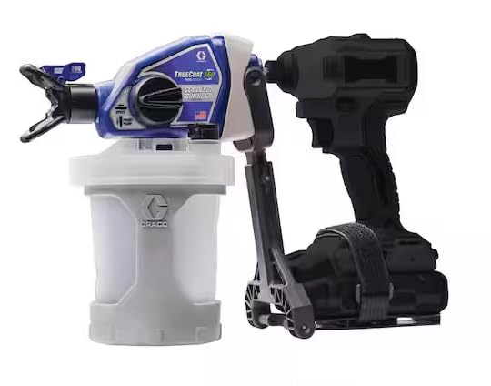 GracoTrueCoat 360-Handheld Cordless Connect Drill Paint Sprayer with Small Project Cup - Image 2