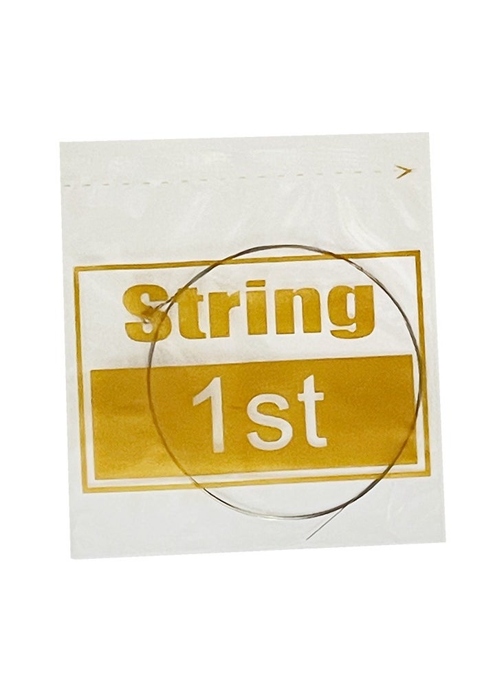 جيتار جيتار E-String 5 حزم، أوتار جيتار جيتار صوتي E عالية، شد خفيف، أوتار جيتار برونزية مقاومة للصدأ مقاومة للصدأ