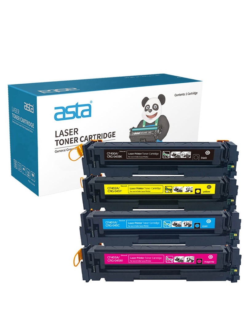 ASTA M277DW Toner Cartridge 201A CF400A CF401A CF402A CF403A Compatible For HP LaserJet Pro M252 MFP M277 MF632Cdw Printer 201 400 401 402 403 - Image 1