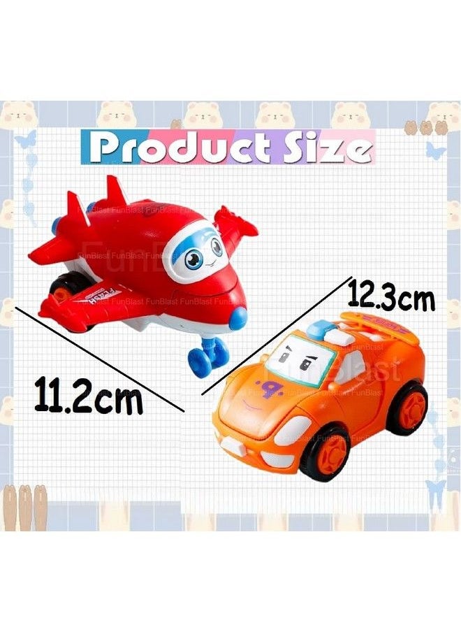 Robot Vehicles Toys Pull Back Action Mini Aeroplane Toy And Robot Car For Kids Friction Power Robot Converting Toy Vehicles For 3+ Years Old Kids Boys Girls (Color May Vary) - pzsku/Z92F03250BB1C7C0BDFACZ/45/_/1692272621/cdb6e23d-12e5-4483-bf06-6fb9f6fbe5b5