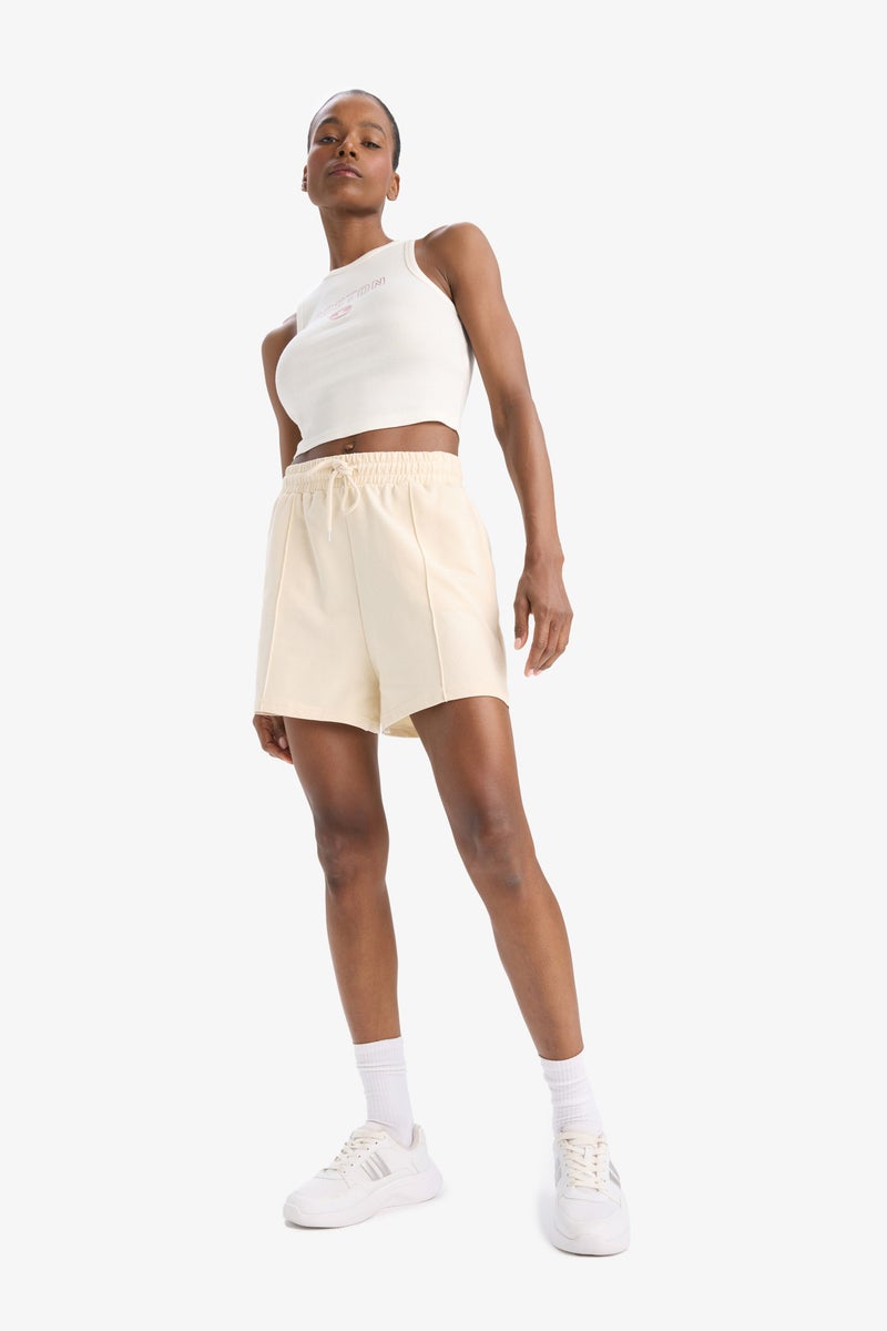 DeFacto Beige Woman DeFactoFit NBA Boston Celtics Ribbed Camisole Sports Crop Top Casual - Image 2