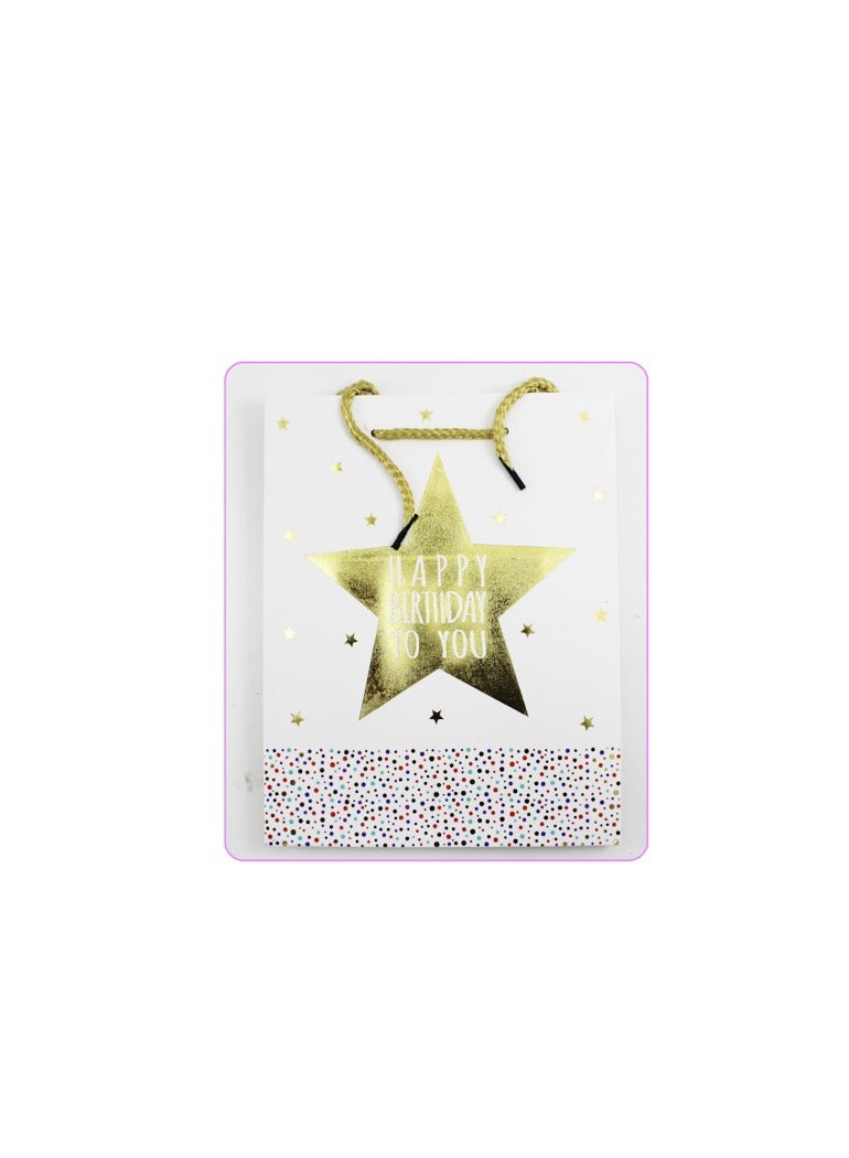 PARTY FUN Paper Gift Bag Happy Birthday 18x8x23Cm  - Image 3