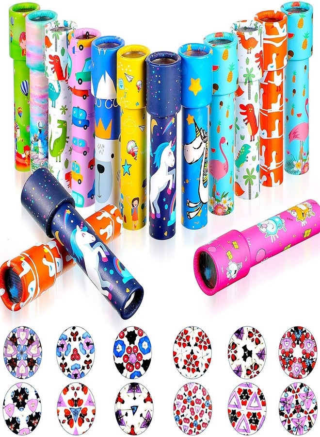 SNAPTRON Return Gifts -12Pcs Kaleidoscope for Kids-Best Birthday Return Gifts for Kids Party/Birthday Party in Bulk Ideas/Unique Kalidoscope Girls Boys Teens Favors,Multicolor (12 Pcs) - Image 1
