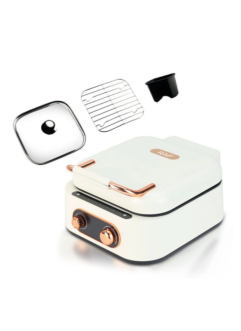 Steaming and Frying Machine craper maker pan Household Baking Pan Electric Quick-bake Multi-function Breakfast Double Sided Heating Pizza Pie Cooking Machine Crepe Pancake Maker