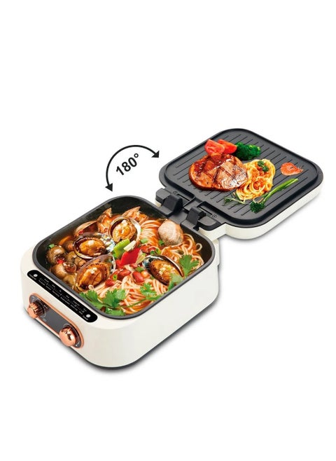 Steaming and Frying Machine craper maker pan Household Baking Pan Electric Quick-bake Multi-function Breakfast Double Sided Heating Pizza Pie Cooking Machine Crepe Pancake Maker