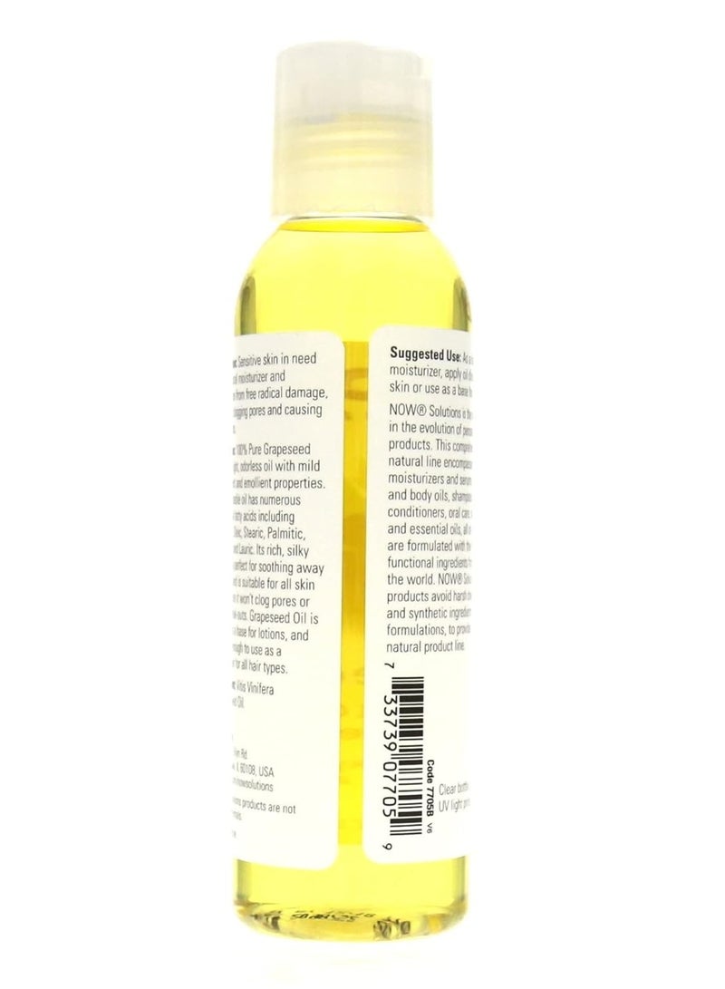 now 100% Pure Grapeseed Body Oil 118ml - Image 4