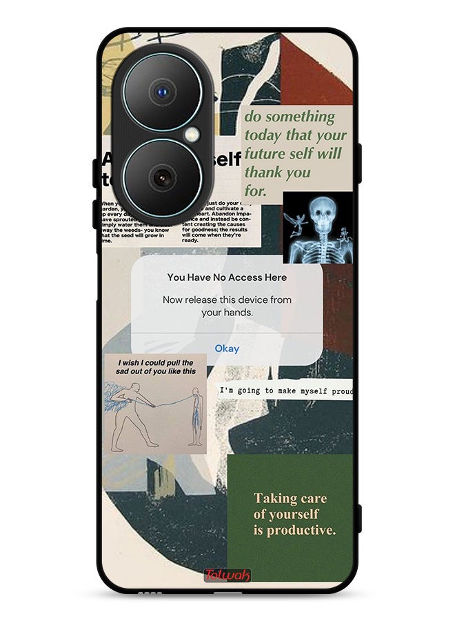 Tolwak Huawei Nova Y73 Protective Case Cover Allow Yourself To Grow