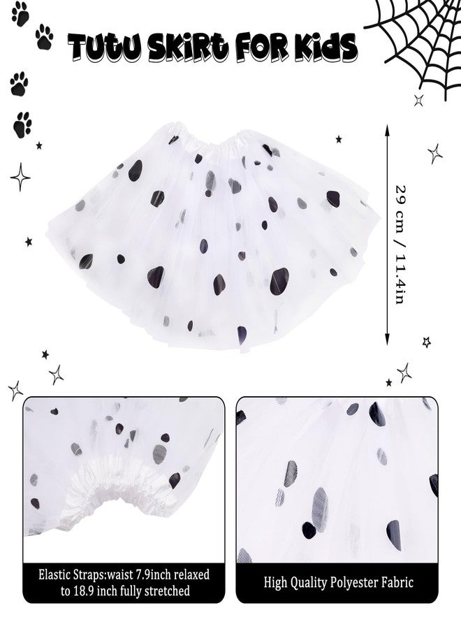VICAMB 100 Days of School Costume Kids Dalmatian Dog Costume Set,Toddler Animal Costumes Kit Party Supplies - Image 3