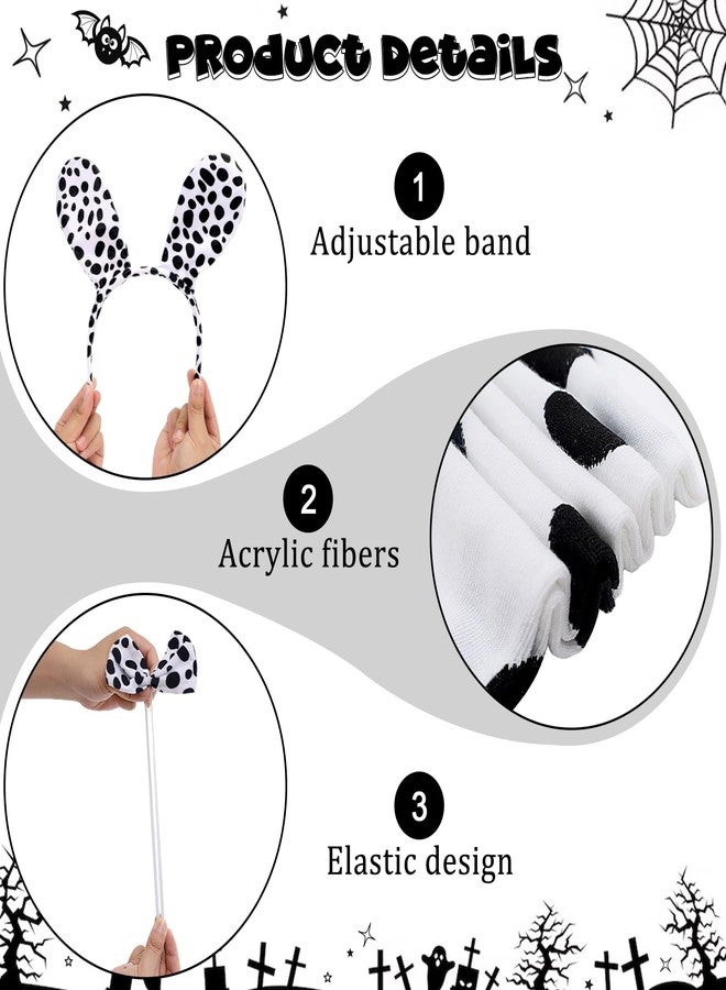 VICAMB 100 Days of School Costume Kids Dalmatian Dog Costume Set,Toddler Animal Costumes Kit Party Supplies - Image 4