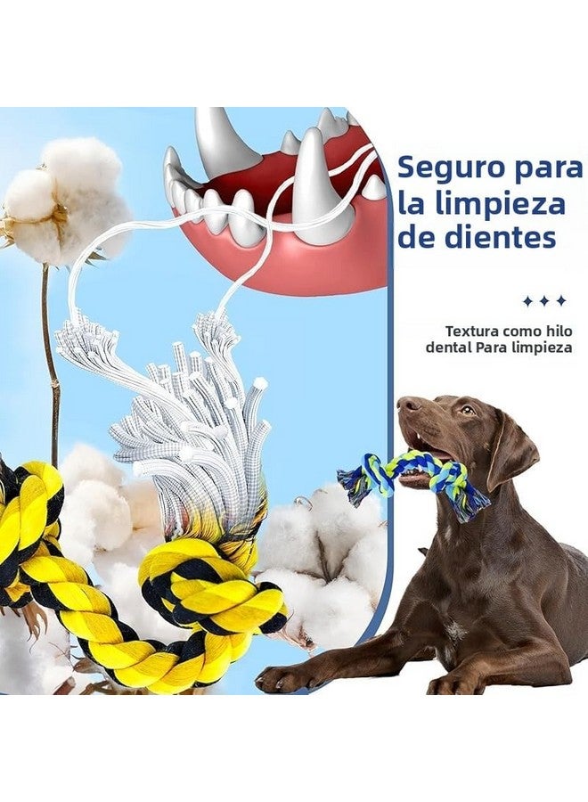 SHARLOVY Dog Chew Toys for Aggressive Chewers, 5 Pack Indestructible Dog Toys for Large Breed, Cotton Rope Toys, Tough Bone Chew for Aggressive Chewers Large Breed - Image 4