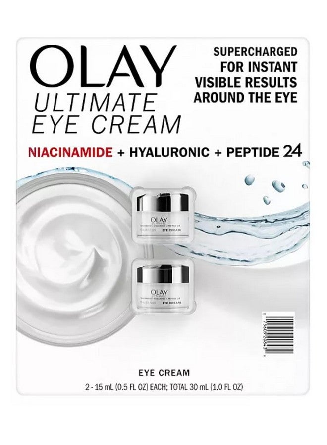 Olay Ultimate Niacinamide + Hyaluronic + Peptide Eye Cream (0.5 fl. oz., 2 pk.) - Image 1