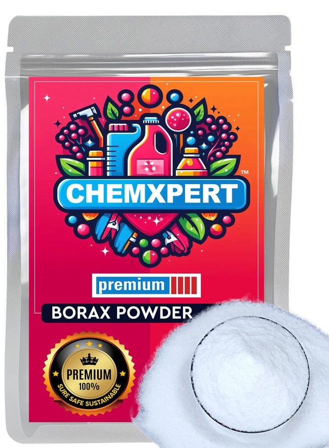 CHEMXPERT Borax Powder for Cleaning - 100Gm - Premium - Whitening & Washing clothes, Fungus, Termite Killing | Suhaga Powder | Toilet Cleaner, Floor Cleaner, Drain Cleaner, Slime for Kids - Image 1