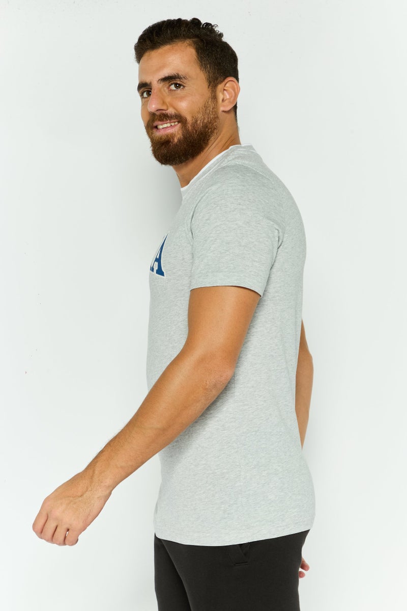 PUMA Men Sportswear Fit Short Sleeve Outdoor T Shirt, Grey - Image 4