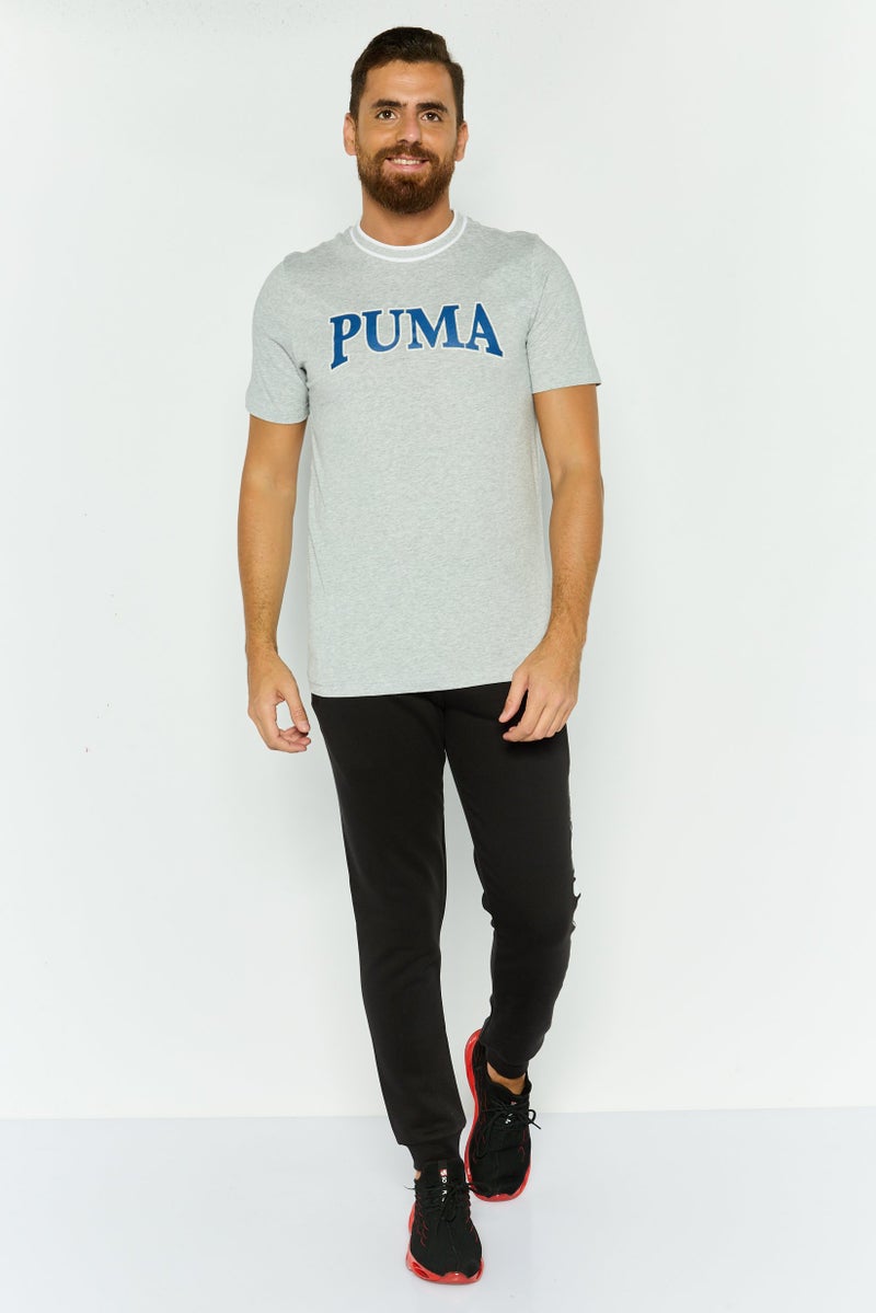 PUMA Men Sportswear Fit Short Sleeve Outdoor T Shirt, Grey - Image 3