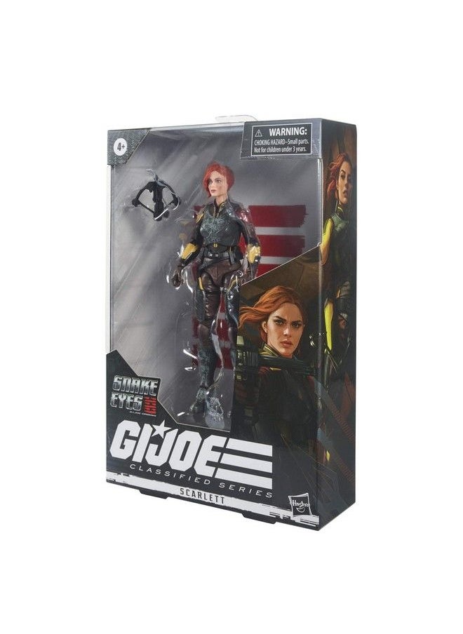 G. I. Joe G.I. Joe Classified Series Snake Eyes: G.I. Joe Origins Scarlett Action Figure Collectible 20 Premium Toy, 6Inch Scale, Custom Package Art  - Image 4