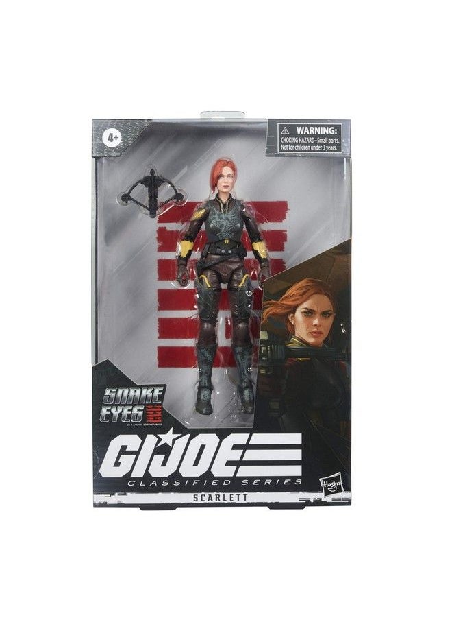 G. I. Joe G.I. Joe Classified Series Snake Eyes: G.I. Joe Origins Scarlett Action Figure Collectible 20 Premium Toy, 6Inch Scale, Custom Package Art  - Image 5