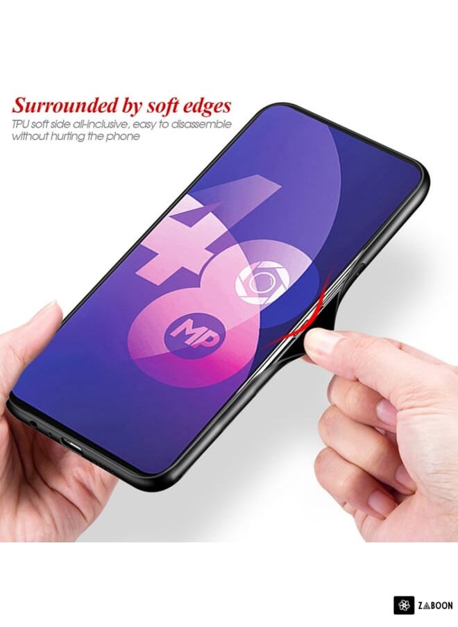 Green Tiger - For OPPO F11 Pro Gradient Color Glass Case(Purple) - Image 1