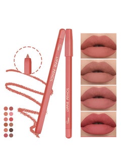 pudaier Lippie Pencil， Waterproof, Sweat-Proof and Colorfast Automatic Lip Liner Matte Multicolor Decorative Lip Liner,Natural Formula, High Pigment and Easier To Create Perfect Lip Makeup #07  - Image 5