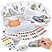 COIPLAY 648 Color Blocks Watercolor Paint Set 52Bookmarks 3 Brushes Silicone Cup Travel Adventure Coloring Books for All Ages TravelFriendly Easy to UseAll in One Art Supplies Craft kit - Image 3