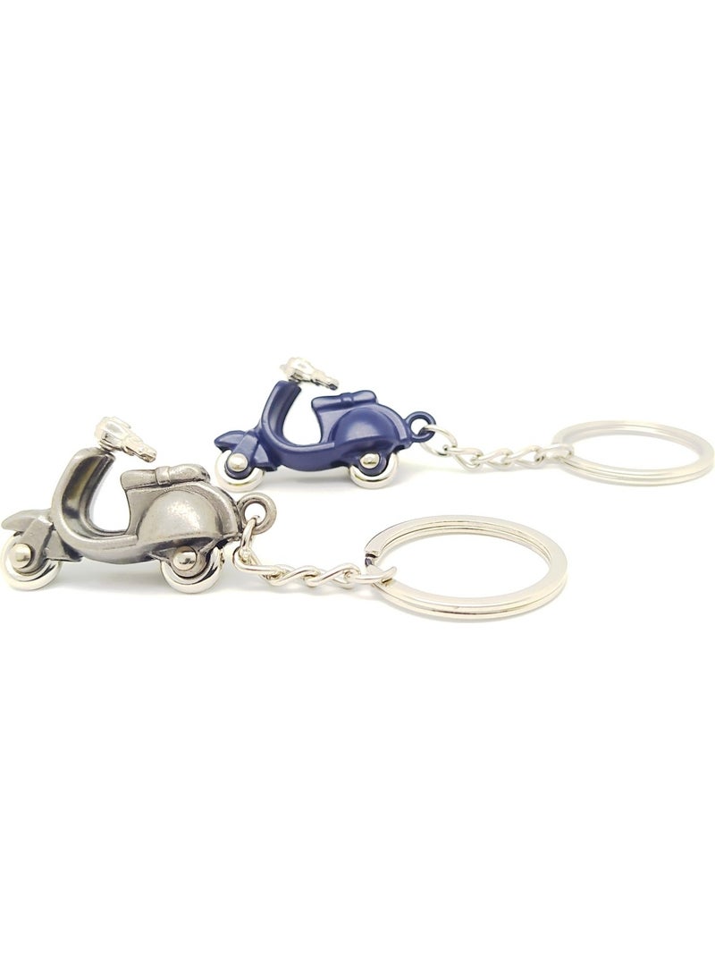 Herşey Nota - Everything Note Motorcycle 3D Vespa Keychain - Image 1